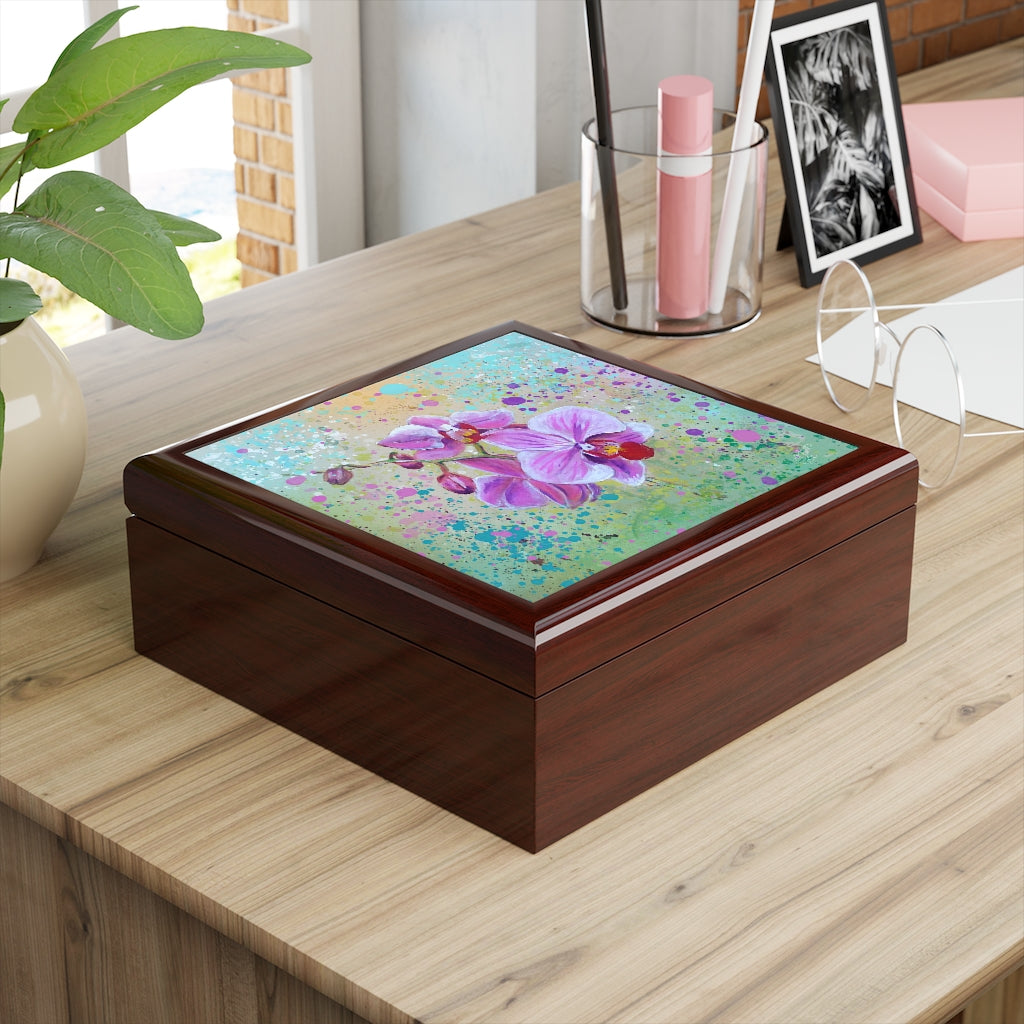 Jewelry Box - Pink Orchid