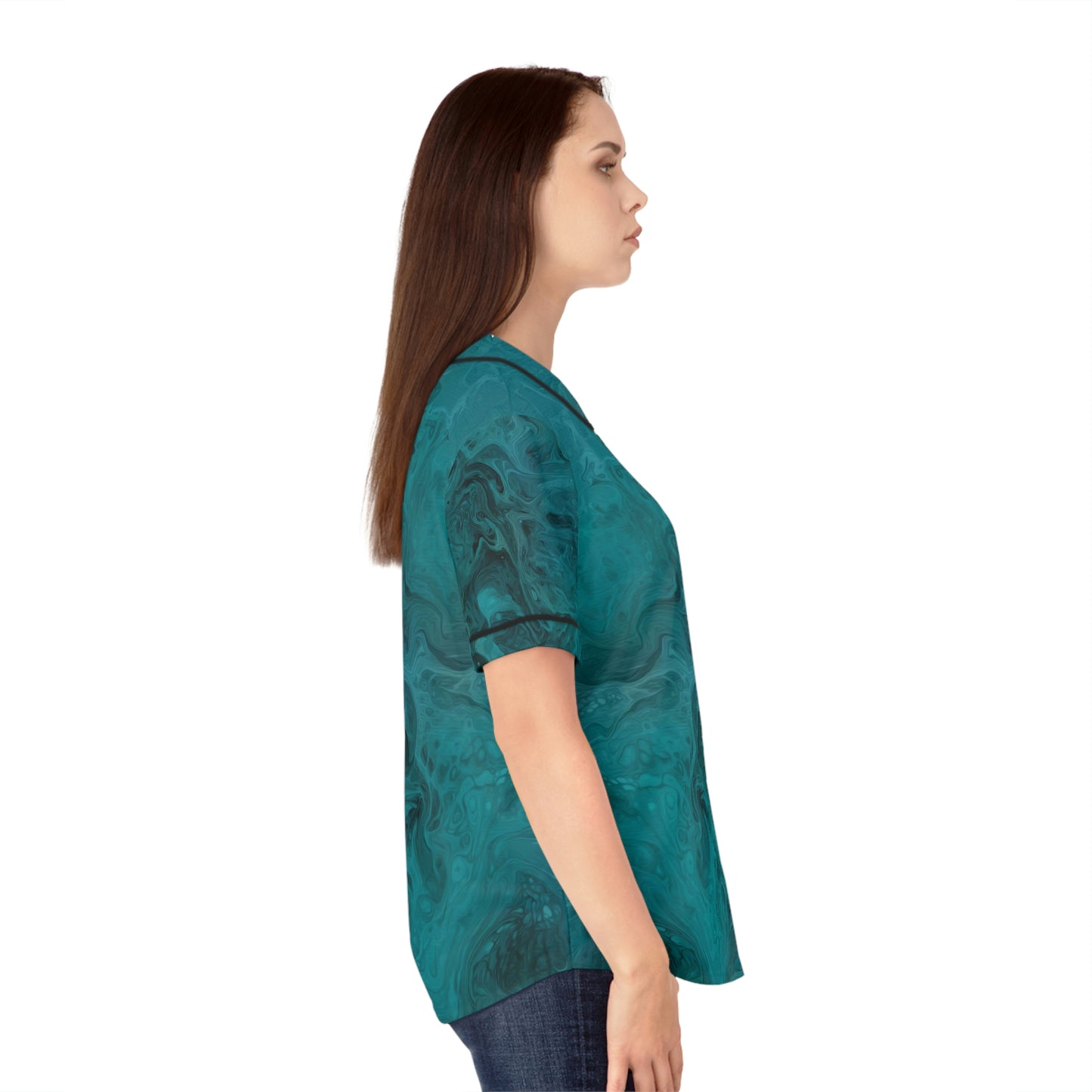 Women's Baseball Jersey - Life's Mystery-Forest