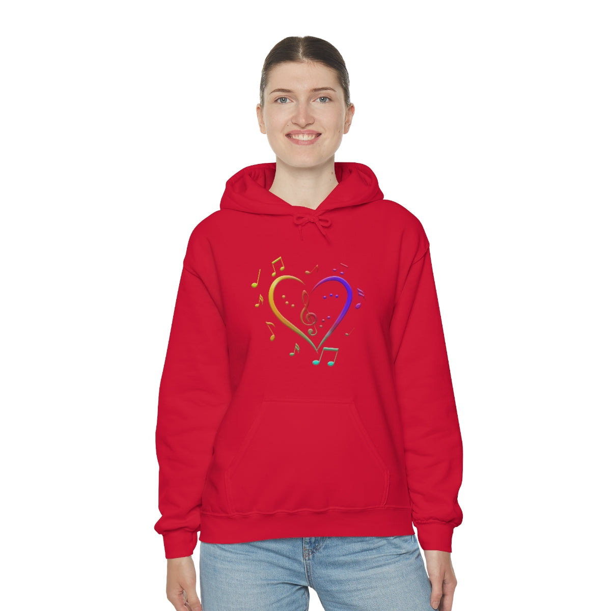 Unisex Heavy Blend™ Hooded Sweatshirt - Love of Music