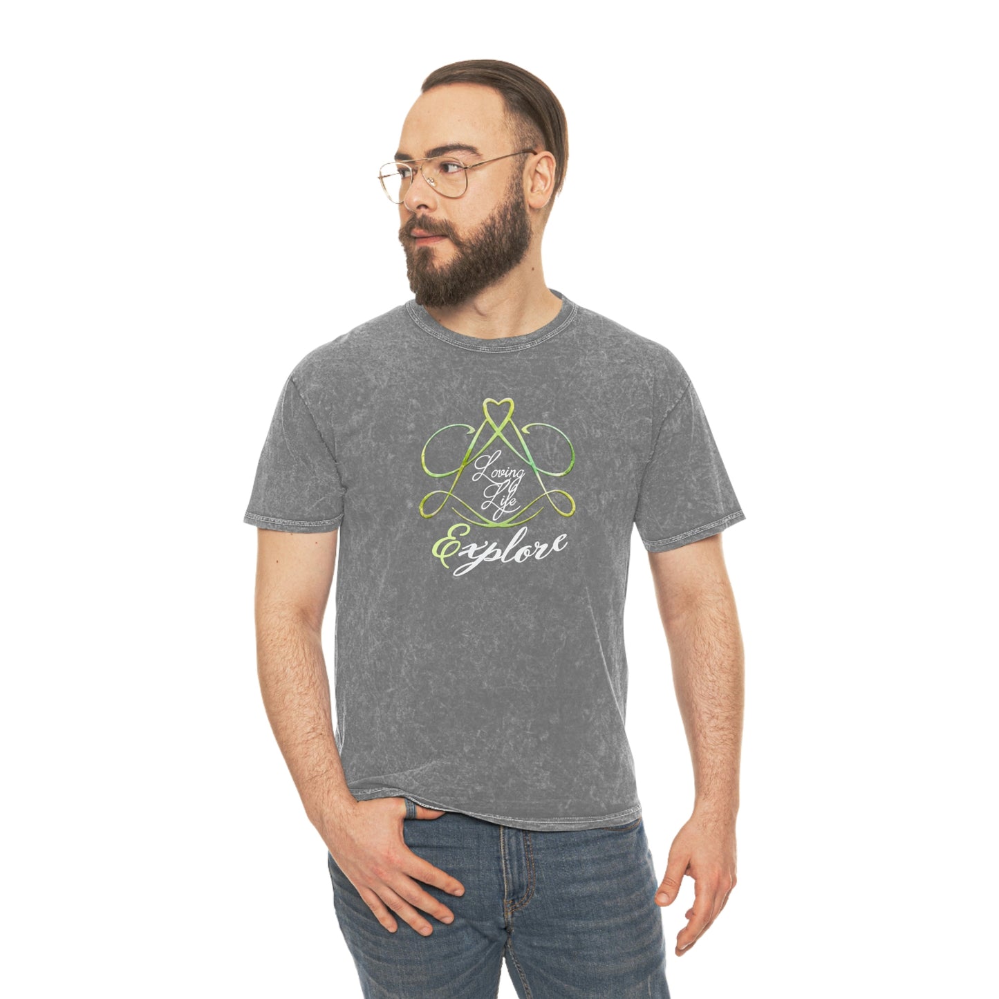 Unisex Mineral Wash T-Shirt - LL/Explore