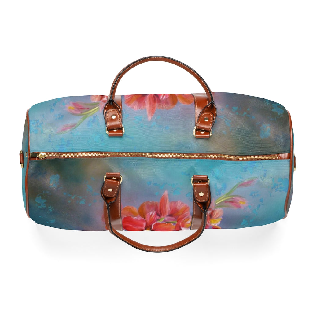 Waterproof Travel Bag - Red Orchid