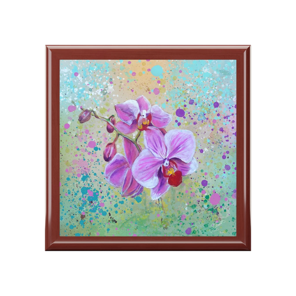Jewelry Box - Pink Orchid