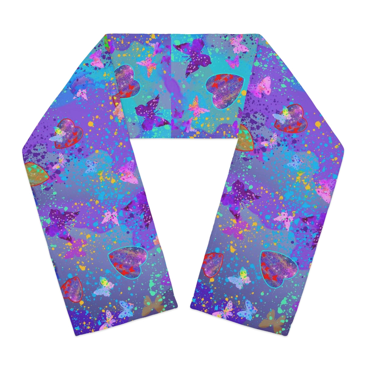 Scarf - Hearts & Butterflies