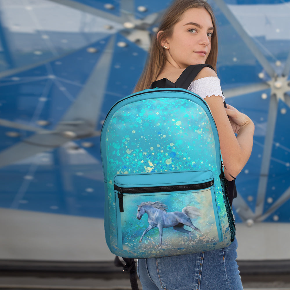 Backpack - Blue Horse