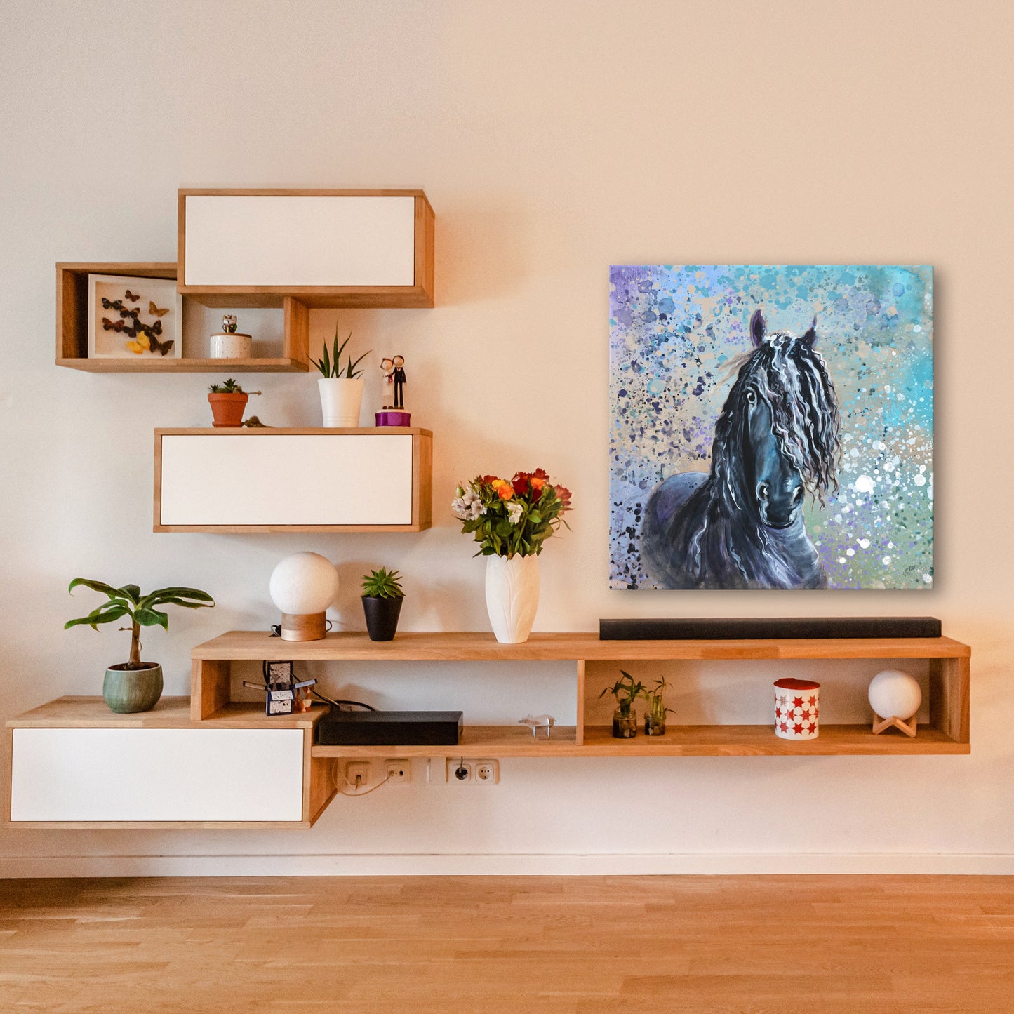 Frisian Portrait - Horse Breed Series