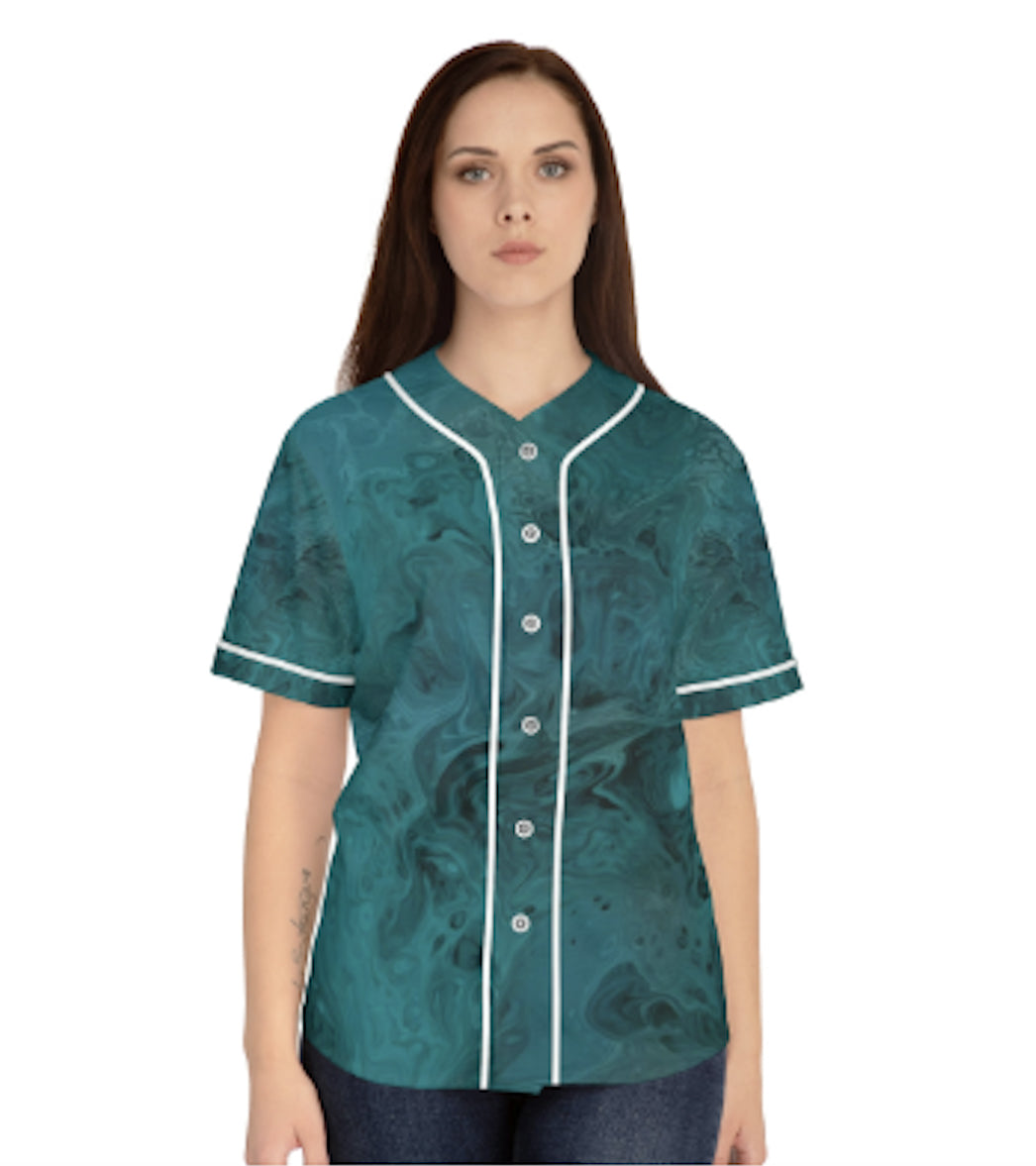 Women's Baseball Jersey - Life's Mystery-Forest