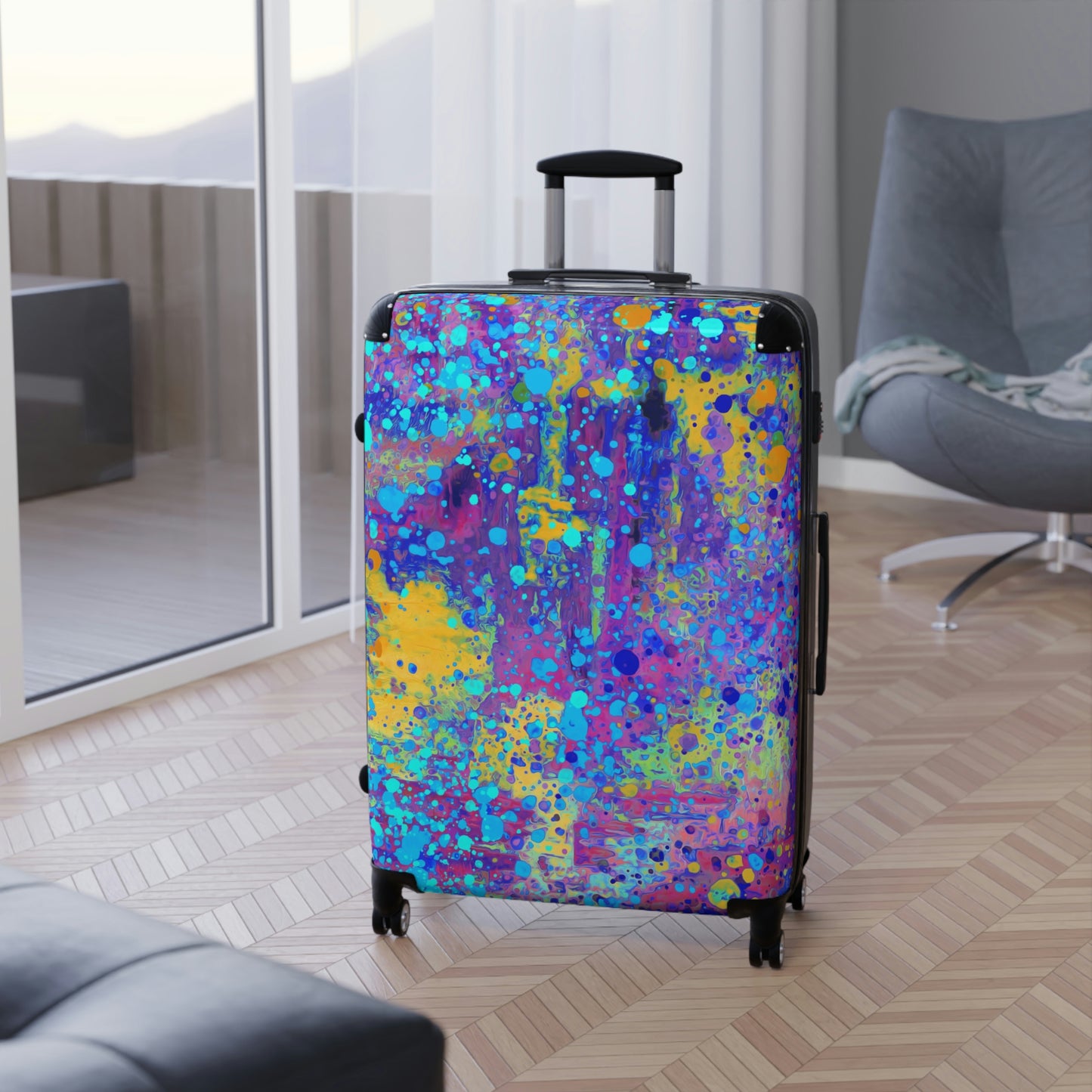 Hard Shell Suitcases - Happy Splash