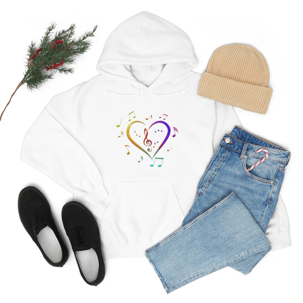 Unisex Heavy Blend™ Hooded Sweatshirt - Love of Music