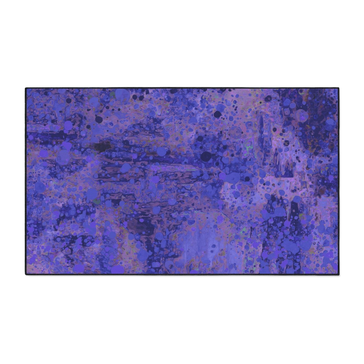 Heavy Duty Floor Mat - Happy Splash - Dark Purple