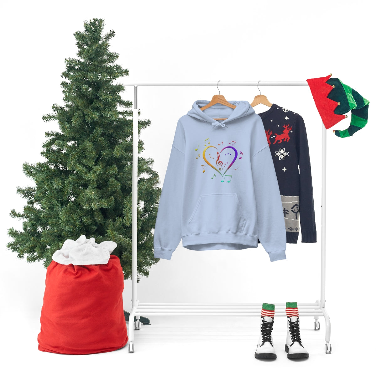 Unisex Heavy Blend™ Hooded Sweatshirt - Love of Music