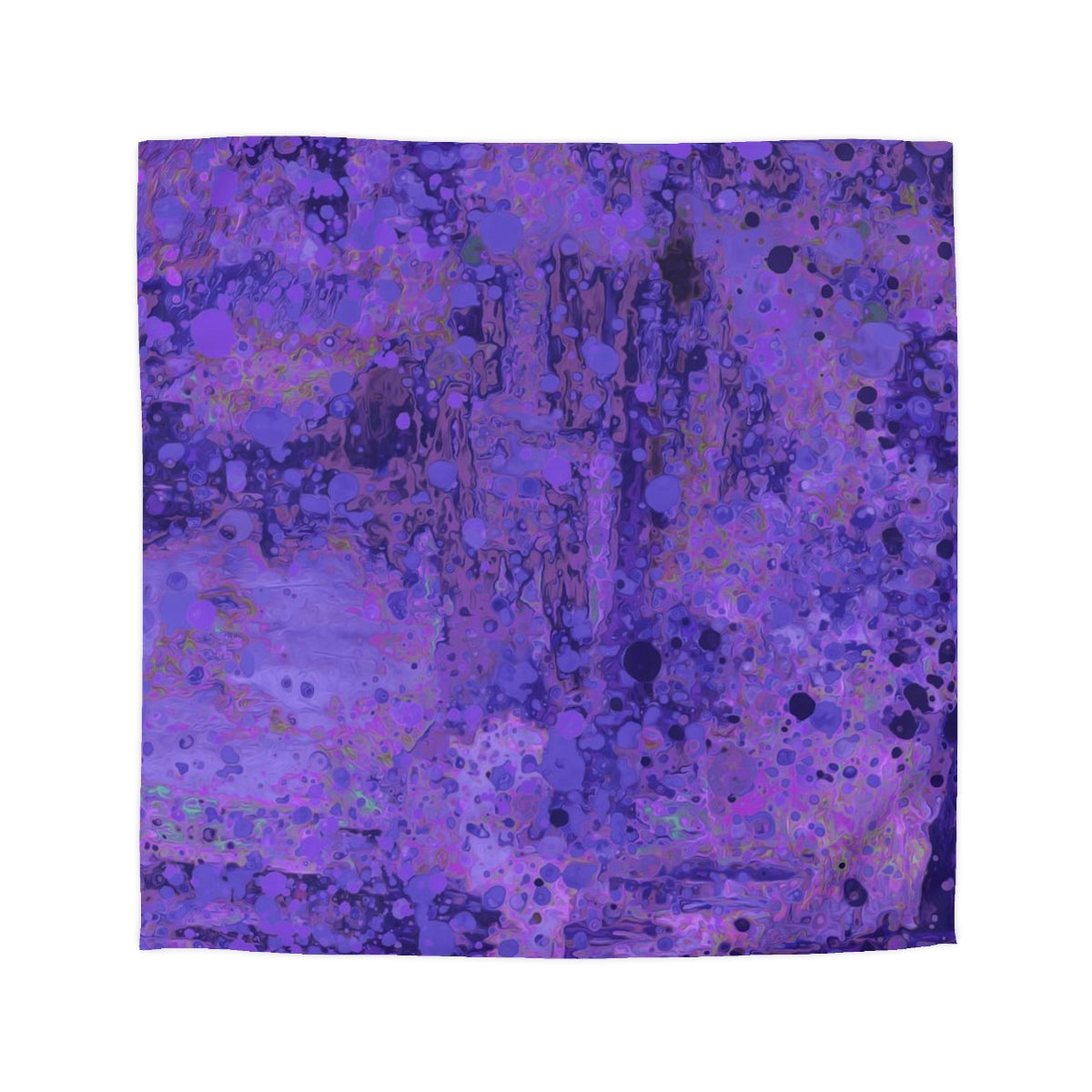 Microfiber Duvet Cover - Happy Splash/Deep Purple