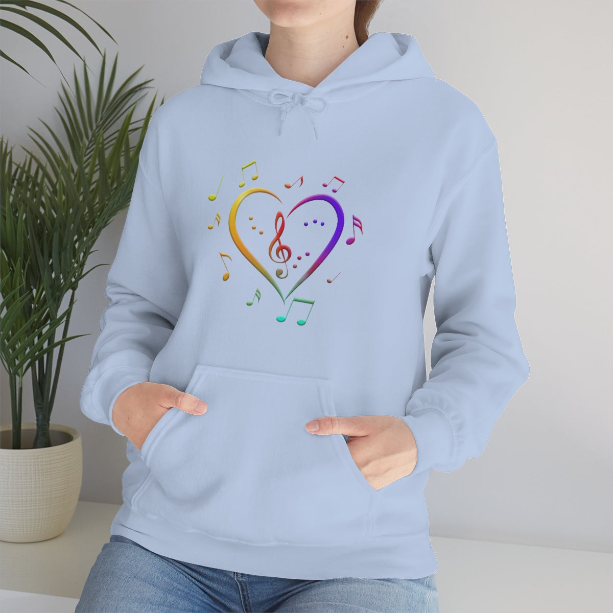 Unisex Heavy Blend™ Hooded Sweatshirt - Love of Music