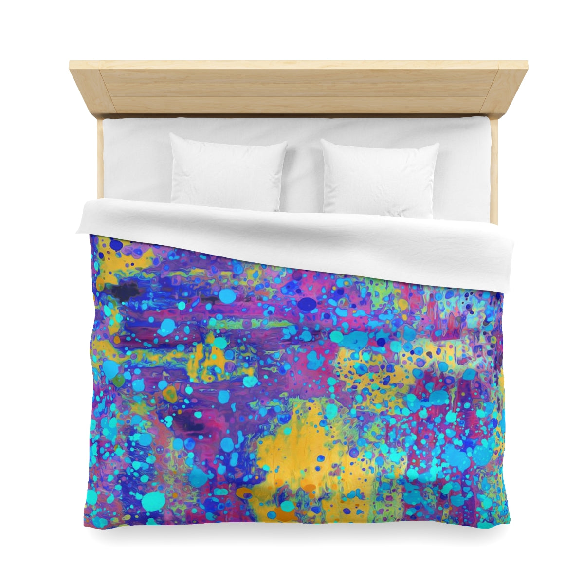 Microfiber Duvet Cover - Happy Splash/Multicolor