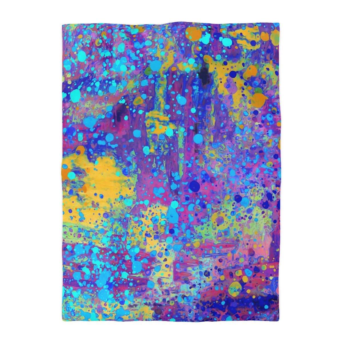 Microfiber Duvet Cover - Happy Splash/Multicolor