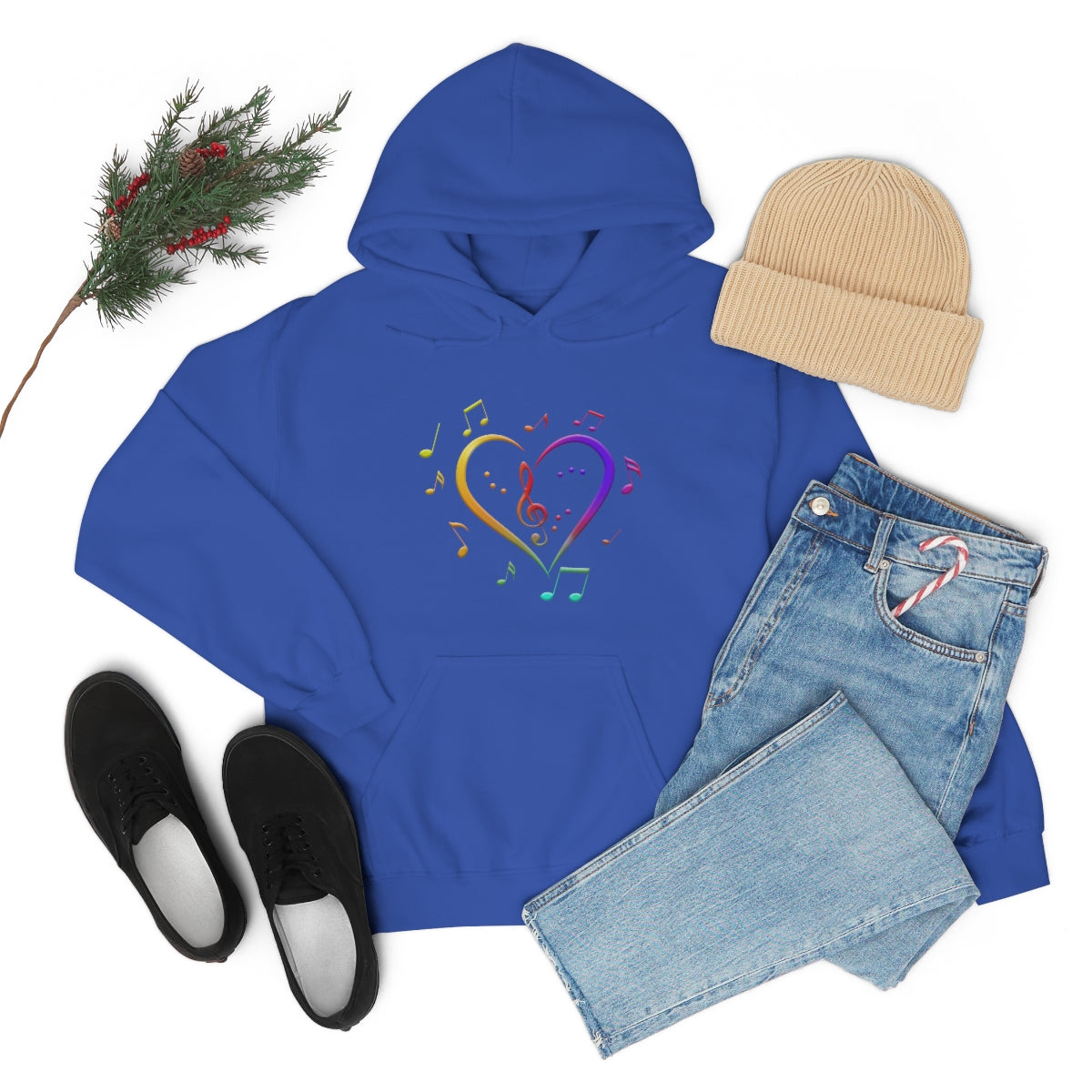 Unisex Heavy Blend™ Hooded Sweatshirt - Love of Music