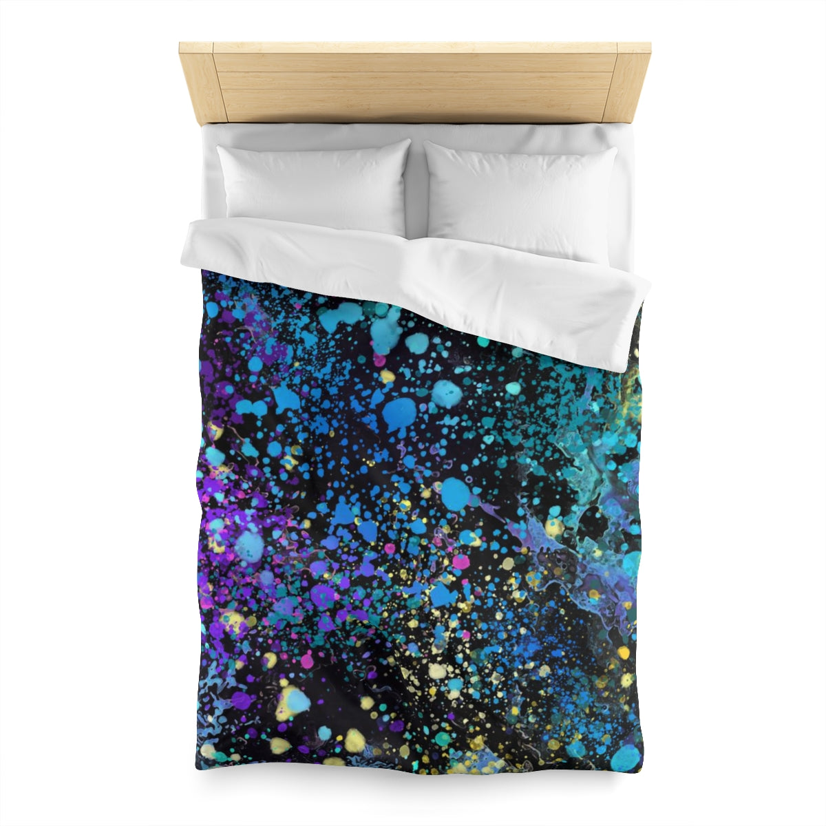 Microfiber Duvet Cover - Colorful Universe