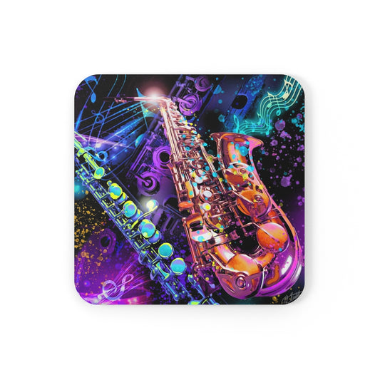 Cork Back Coaster - Music 2