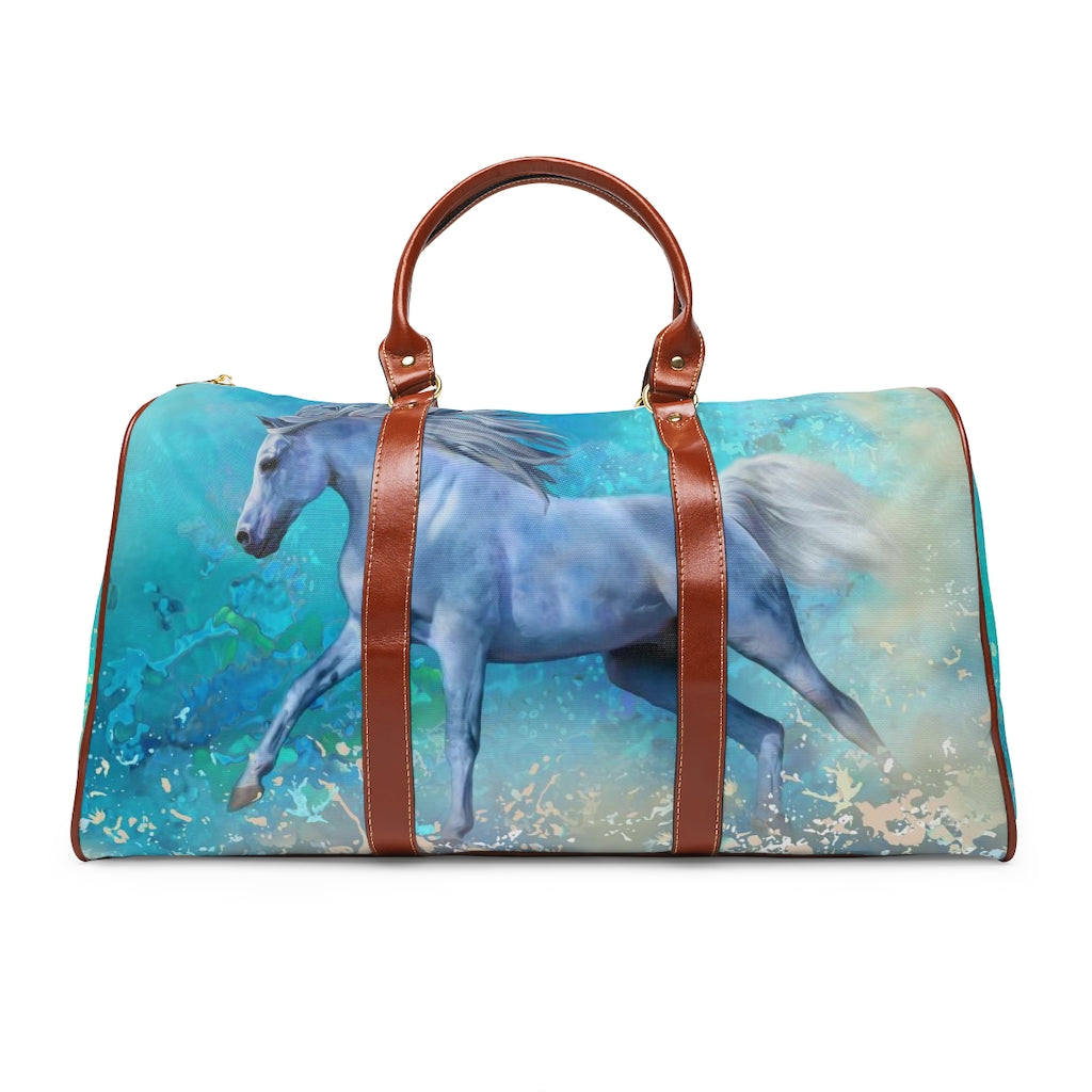 Waterproof Travel Bag - Blue Horse
