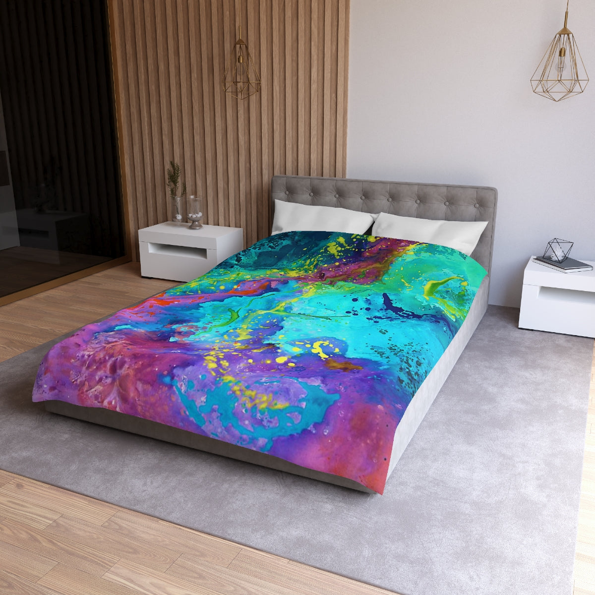 Microfiber Duvet Cover - Turbulence
