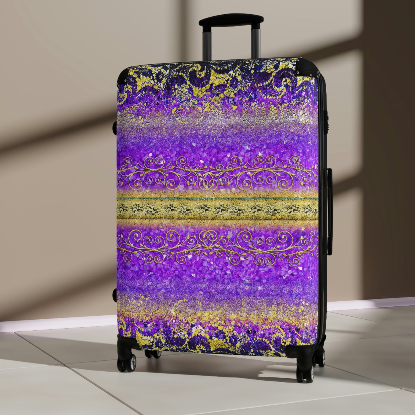 Hard Shell Suitcases - Royal Purple