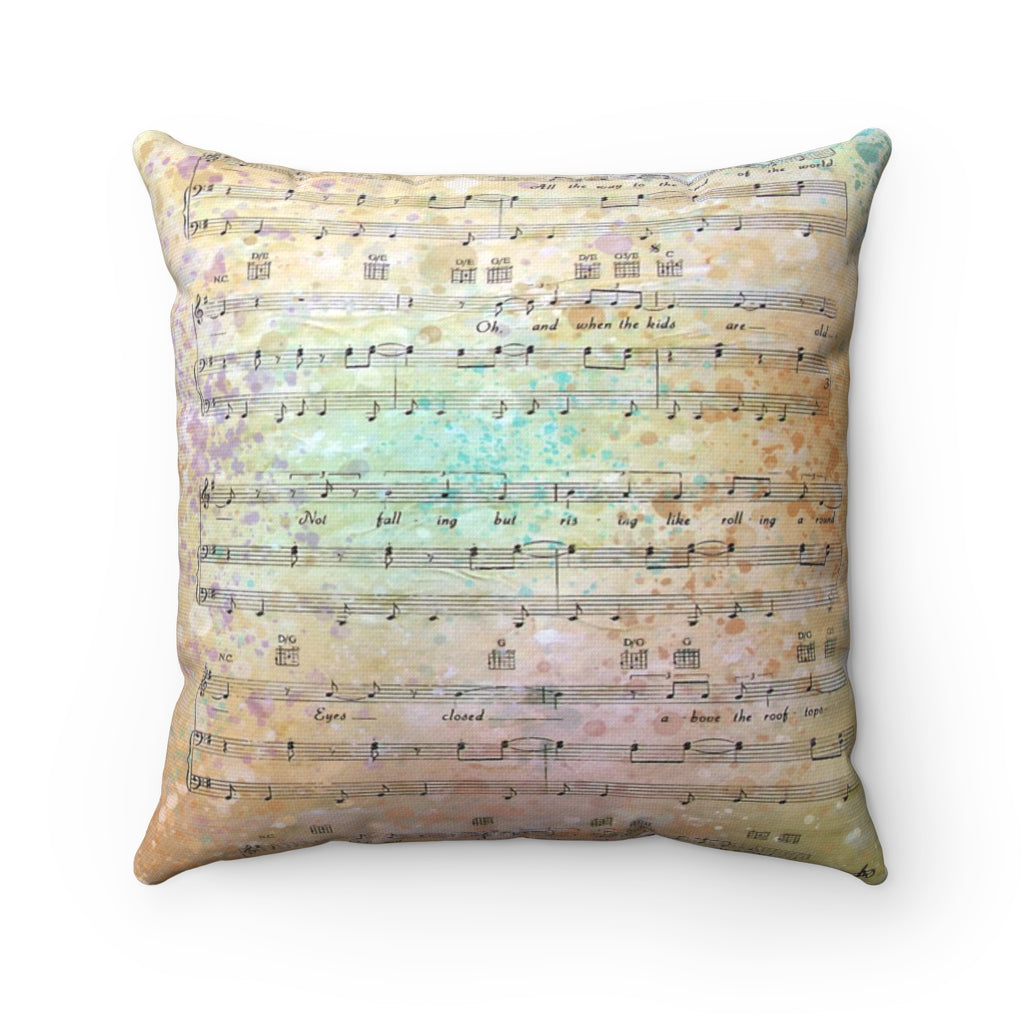 Square Pillow - Music - Sheet