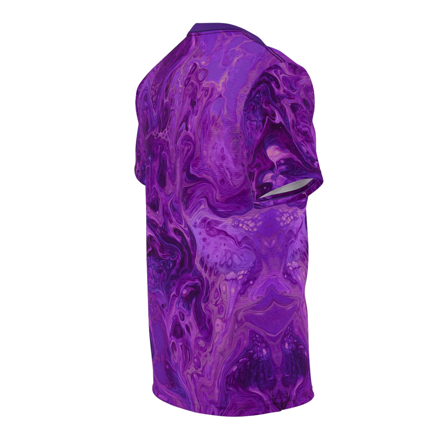 Unisex Soft Tee - Life's Mystery - Purple-Rose