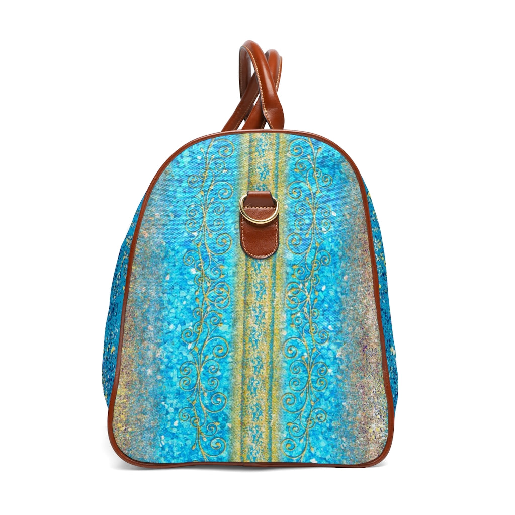 Waterproof Travel Bag - Royal Blue/Turquoise