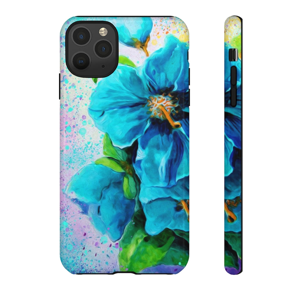 Tough Cases - Blue Hibiscus Heaven