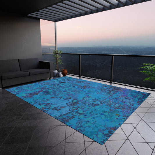 Outdoor Rug - Happy Splash/Turquoise
