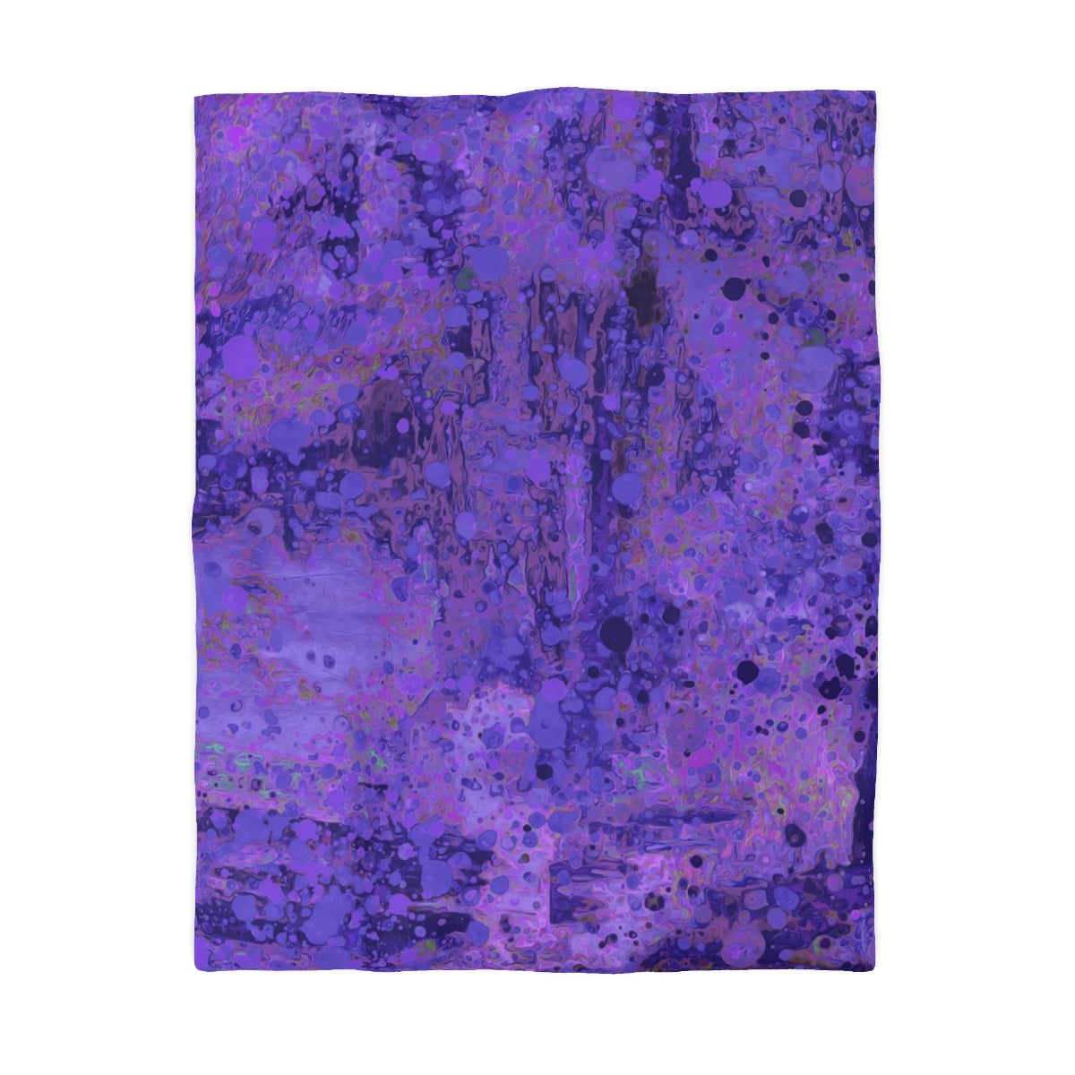 Microfiber Duvet Cover - Happy Splash/Deep Purple