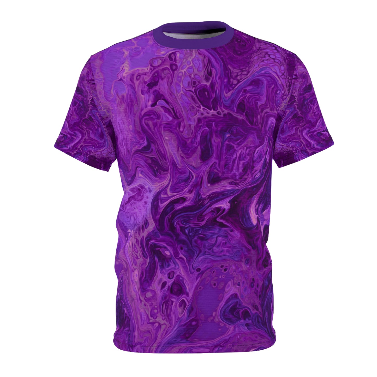 Unisex Soft Tee - Life's Mystery - Purple-Rose