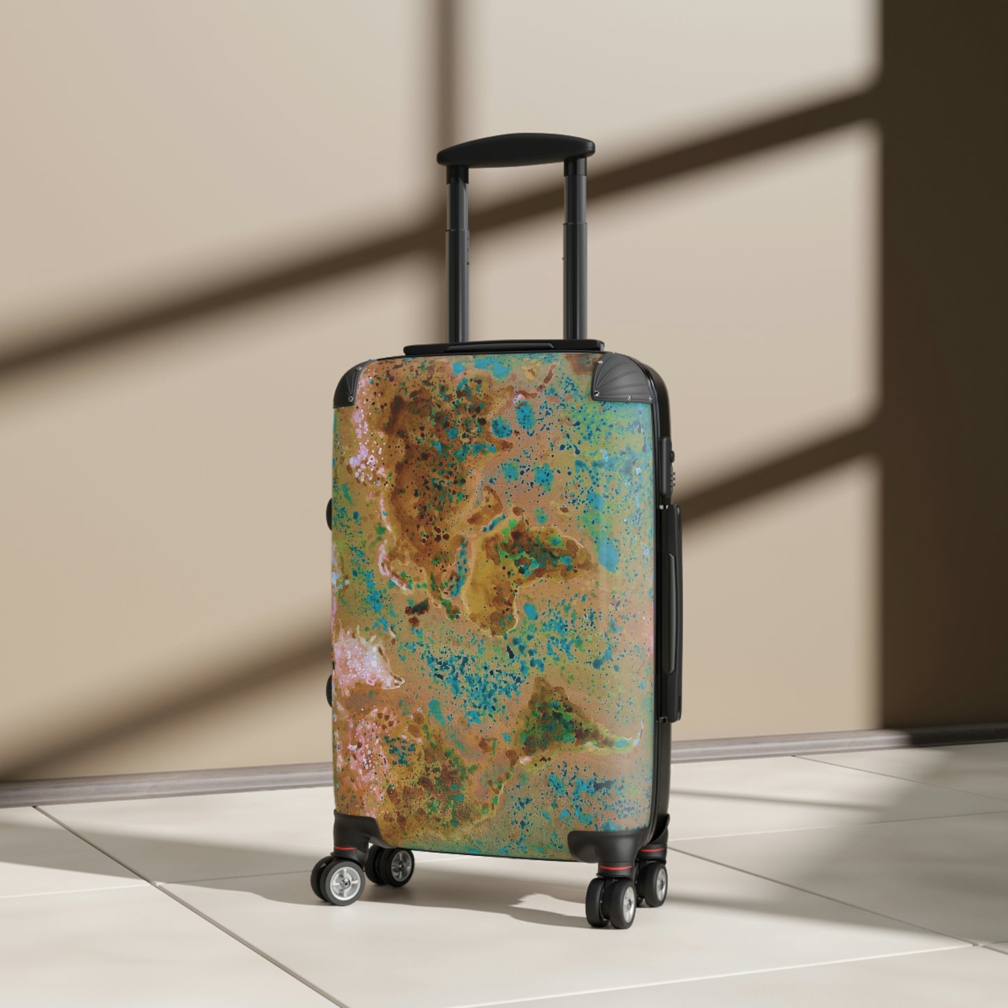Hard Shell Suitcases - World Map