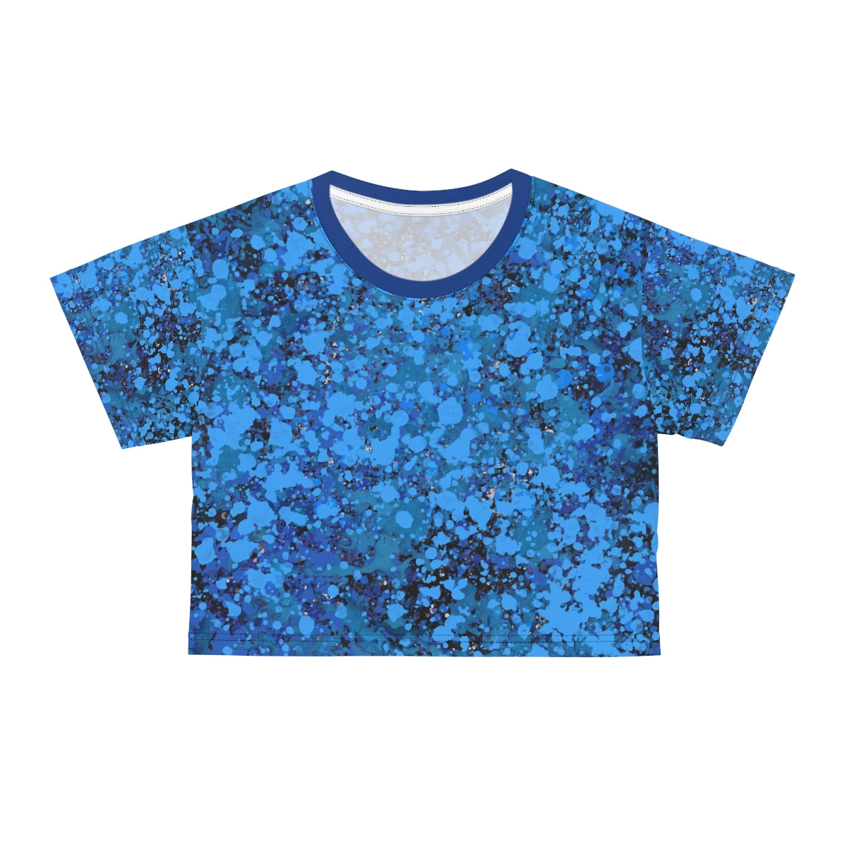 Crop Tee - Blue Ocean