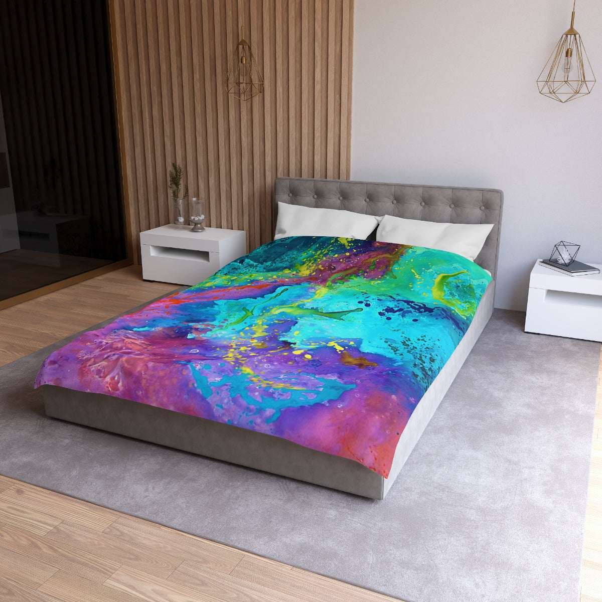 Microfiber Duvet Cover - Turbulence