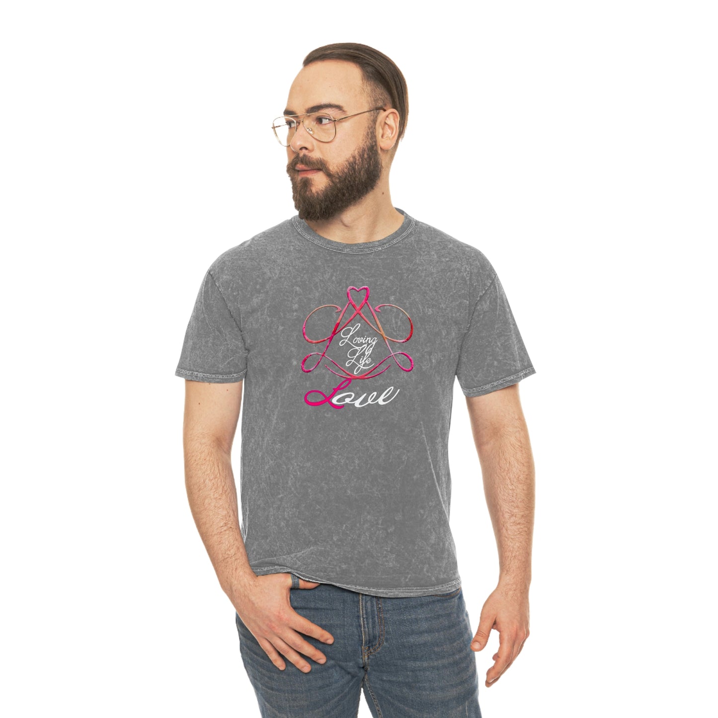 Unisex Mineral Wash T-Shirt - LL/LOVE