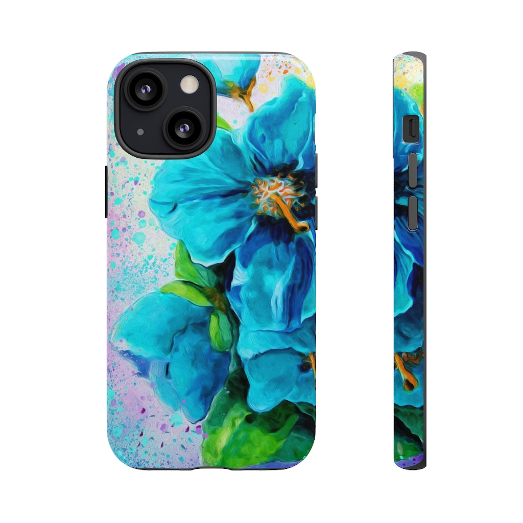 Tough Cases - Blue Hibiscus Heaven