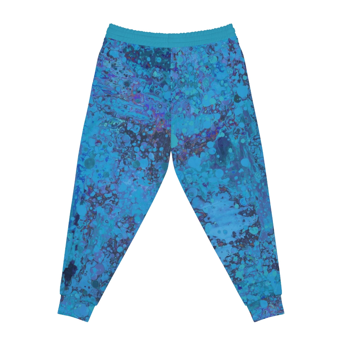 Athletic Joggers - Happy Splash-Turquoise/Blue