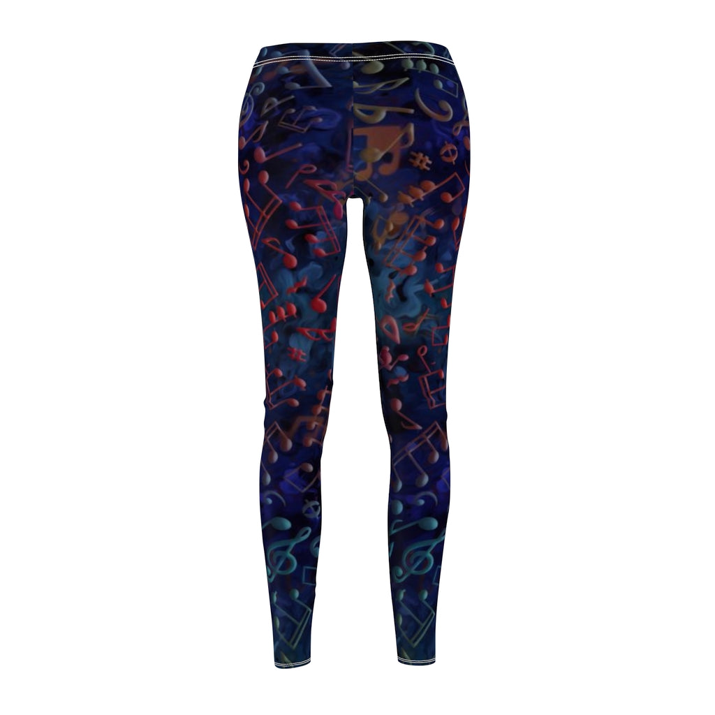 Sport & Casual Leggings - Love of Music/Black