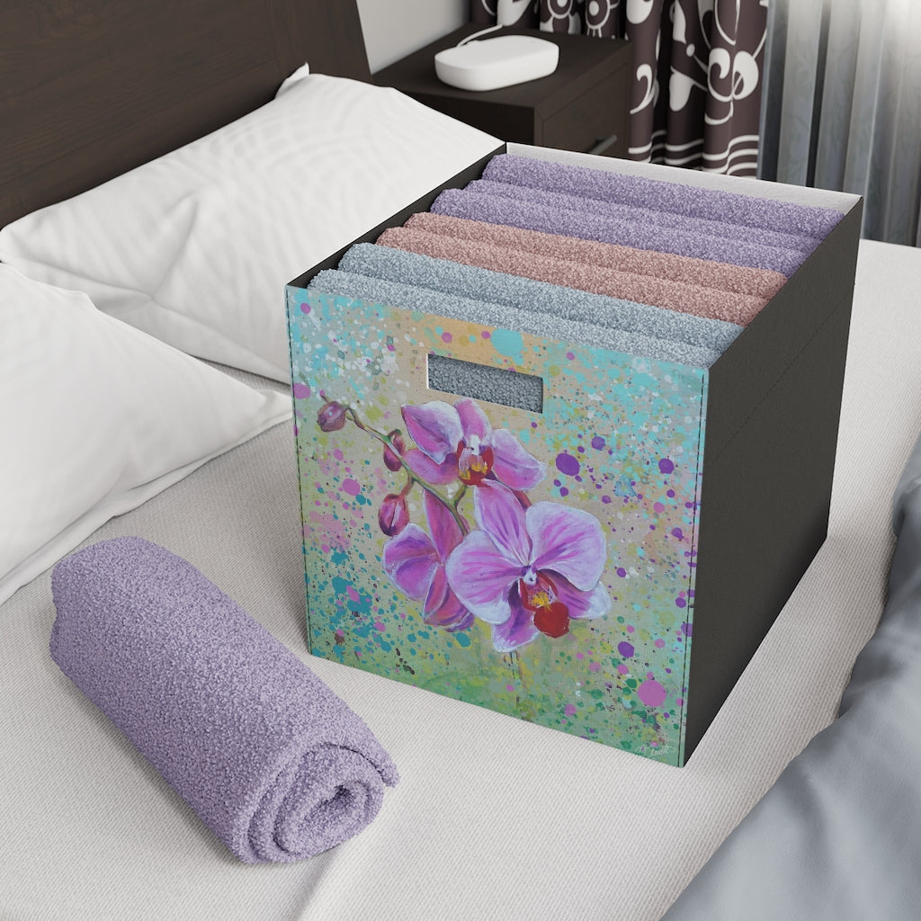 Felt Storage Box - Pink Orchid