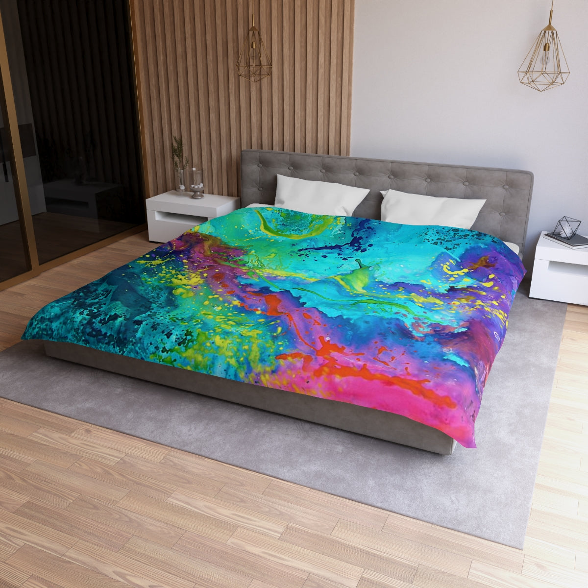 Microfiber Duvet Cover - Turbulence