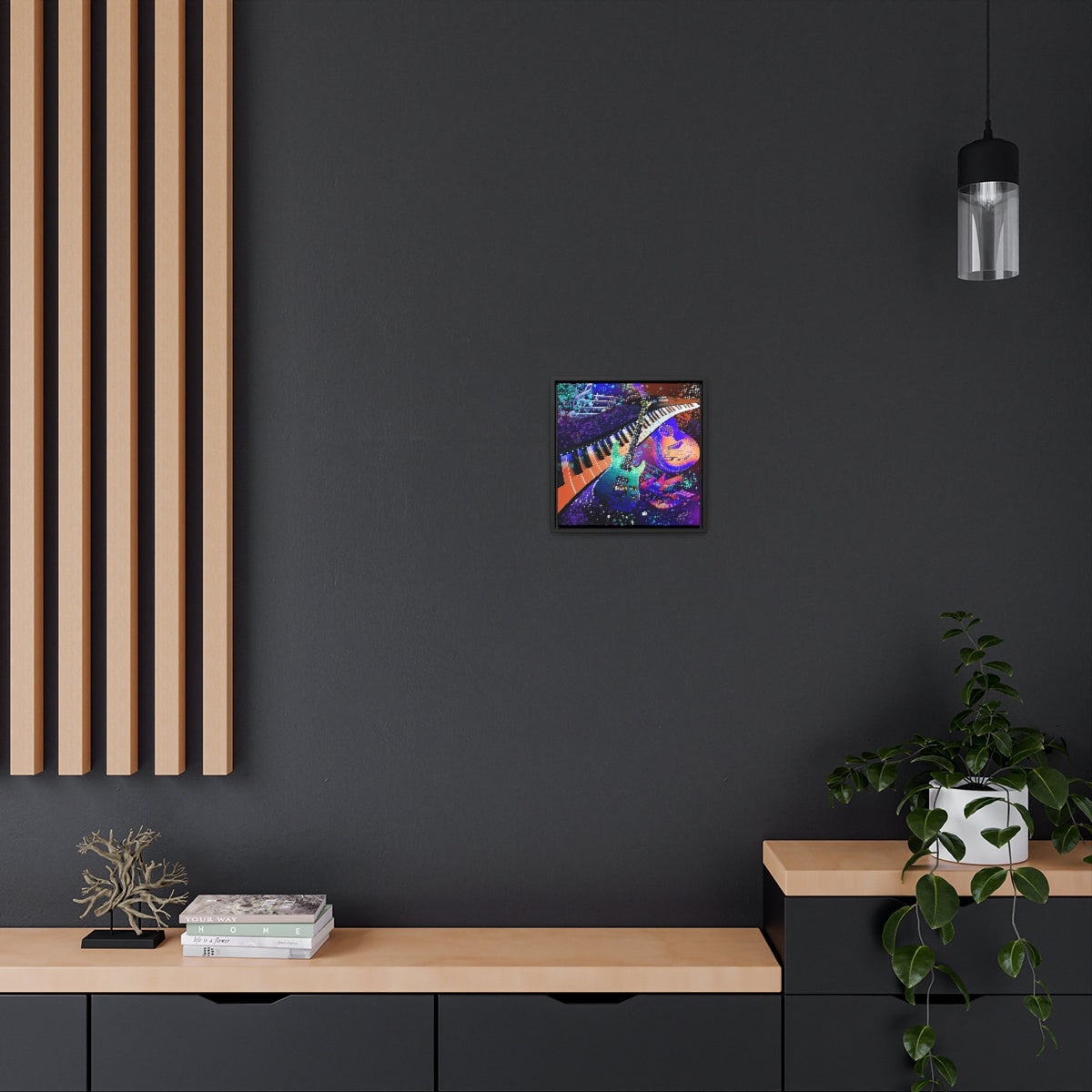 Framed Canvas - Music 2