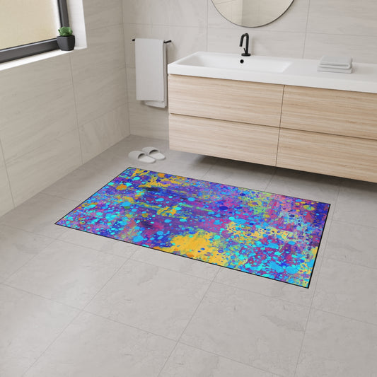 Heavy Duty Floor Mat - Happy Splash