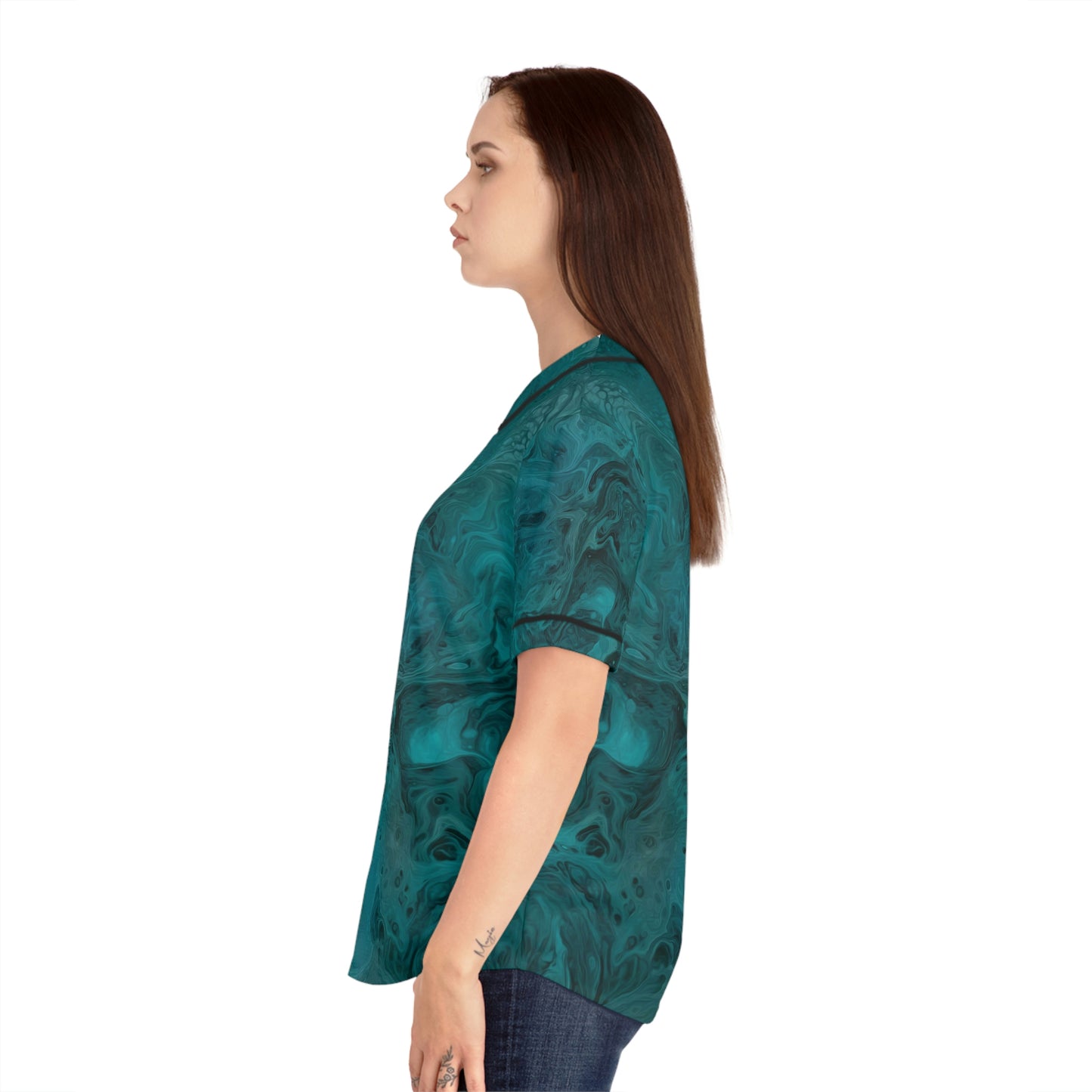 Women's Baseball Jersey - Life's Mystery-Forest