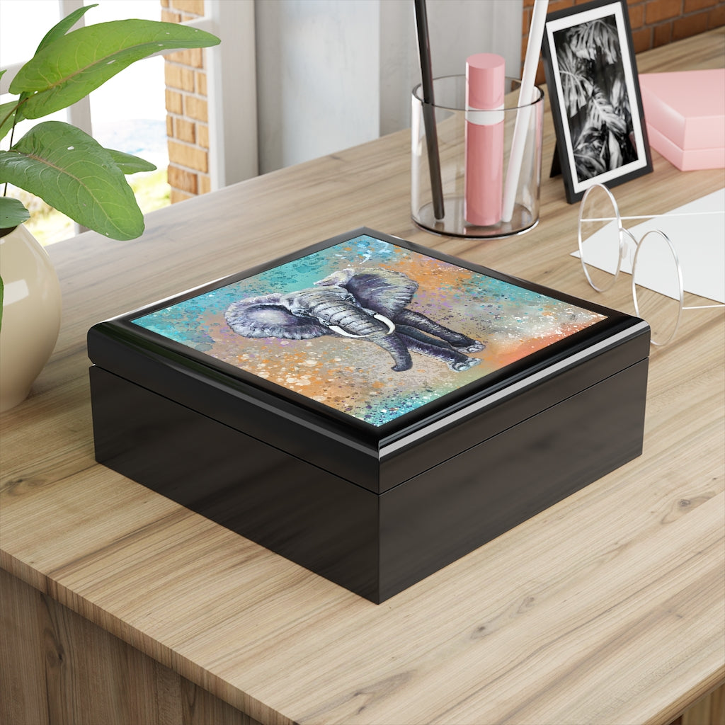Jewelry Box - African Elephant