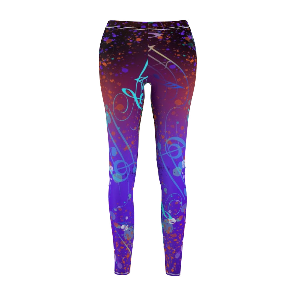 Sport & Casual Leggings - Music Notes