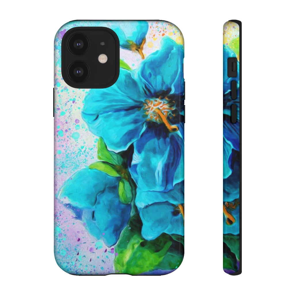 Tough Cases - Blue Hibiscus Heaven
