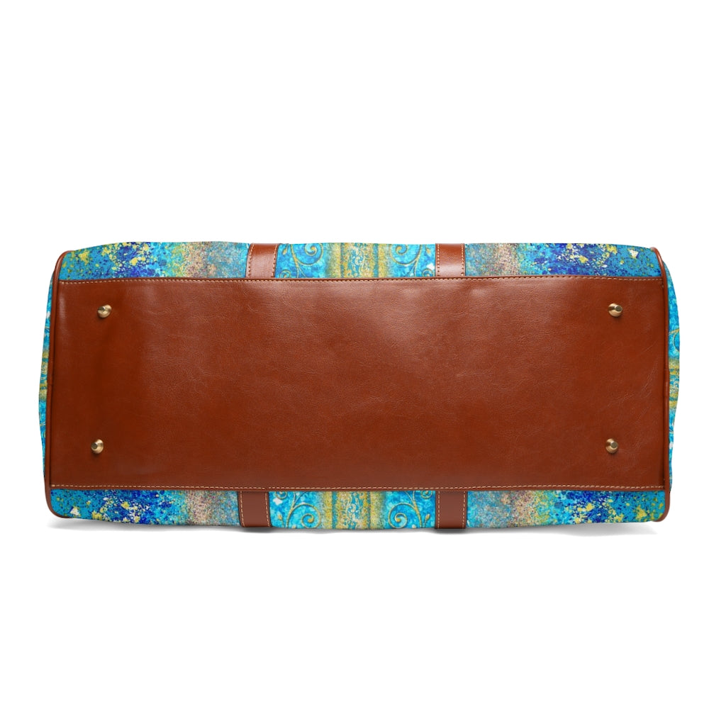 Waterproof Travel Bag - Royal Blue/Turquoise