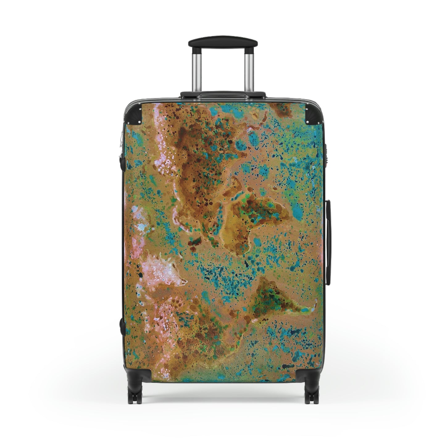 Hard Shell Suitcases - World Map