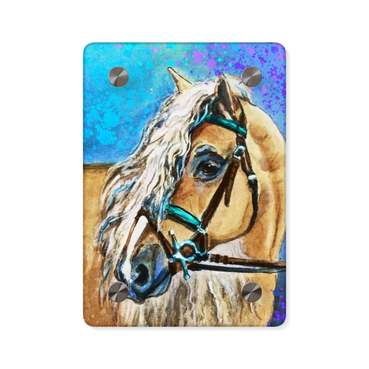 Acrylic Wall Art Panel - Haflinger Horse