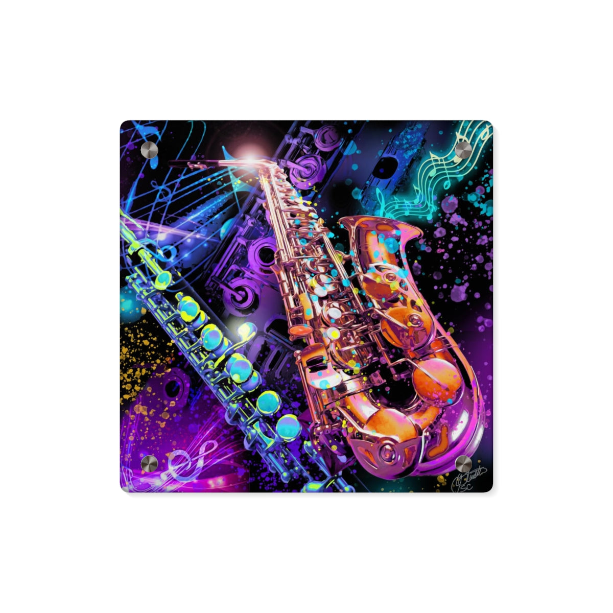Acrylic Wall Art Panel - Music 2